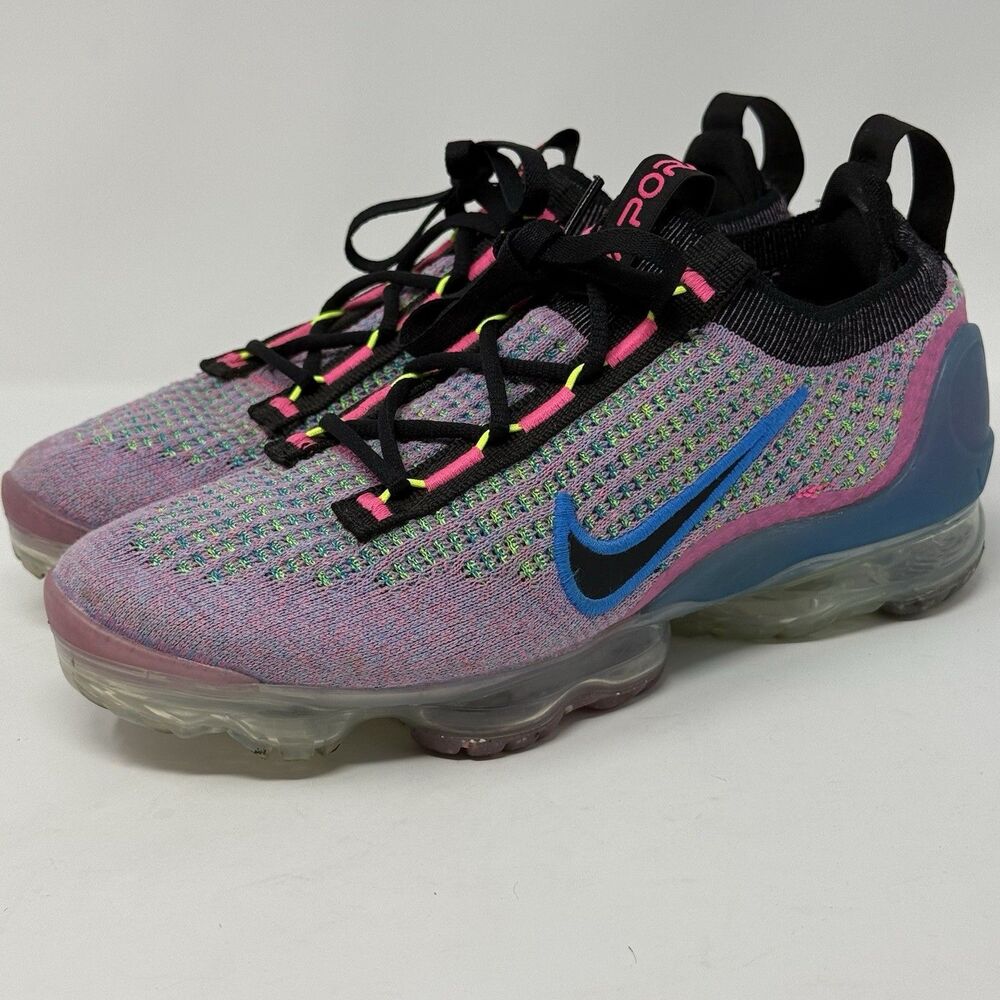 Nike Vapormax Flyknit Next Nature ‘Pink Blast Blue’ Women’s Size 6 Running Shoes